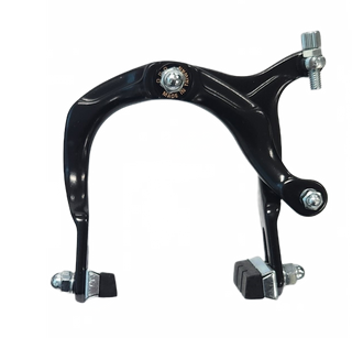 BRAKE - Alhonga BMX Caliper Brake, 73-92mm Reach, Nutted, BLACK (Front Only)