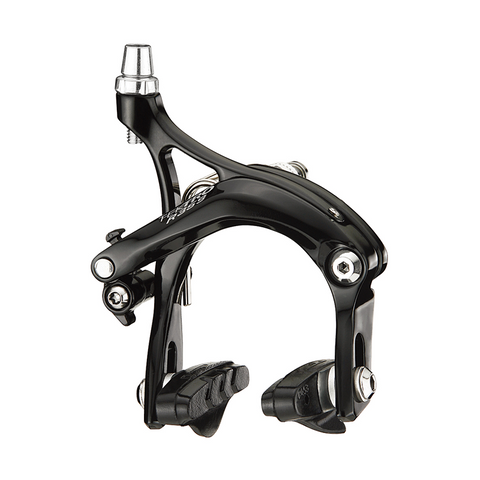 BRAKE - Tektro Caliper Brake Rear Only, 47-57mm Reach, Dual Pivot, Q/R, Forged Alloy, Design For Big Tyres, Recessed, BLACK