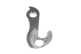 META CNC DERAILLEUR HANGER  - Model 42, Material 6061 T651 Aviation Aluminium, CNC Machined, Silver, MONGOOSE tyax, HARO escape, KINESIS