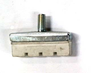 BRAKE SHOES - Caliper Brake Shoes, 8 Degrees, 40mm, WHITE W/O NUT   sold as PAIR