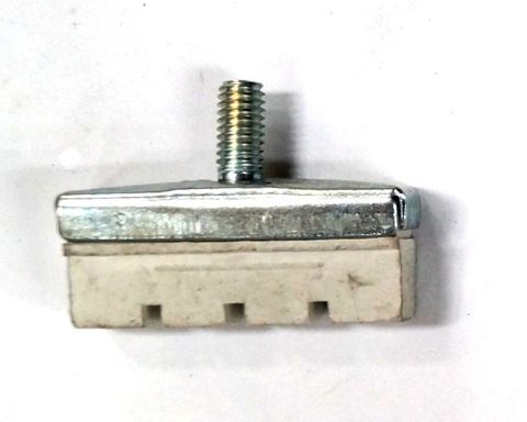 BRAKE SHOES - Caliper Brake Shoes, 8 Degrees, 40mm, WHITE W/O NUT   sold as PAIR