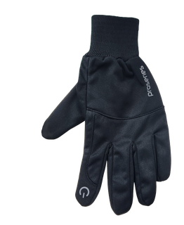 A NEW ITEM - WINTER GLOVES --- Size XL -  Winter full finger, thermal, touch screen compatible, waterproof on top, BLACK