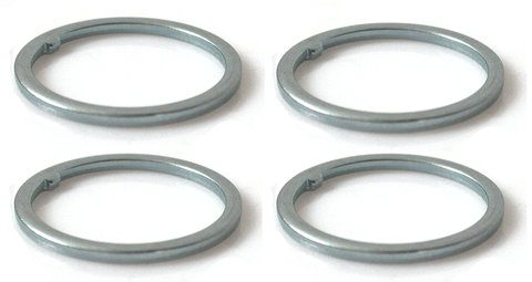 SPACER  Head set, lock washer type, 22.2mm, (Bag 4)  SILVER