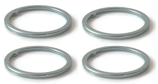 SPACER  Head set, lock washer type, 22.2mm, (Bag 4)  SILVER