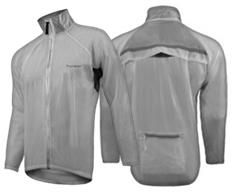 KIDS RAIN STOWAWAY JACKET  -  Great in the Wind Too, Funkier Lecco Transparent Size 8