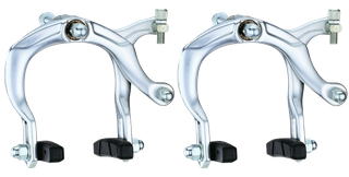 `A NEW ITEM  -  Caliper Brake Set,  68-89mm,  Alloy, Front AND Rear, Nutted,  Silver