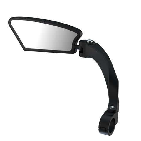 A NEW ITEM - MIRROR - E-Mirror, Left, fully adjustable fit, designed to fit inside of controls and grip, can be used on non ebikes - Oxford Product