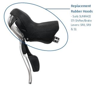 Rubber HOODS for SUNRACE STI Shifter & Brake Lever Combo's, SR8, SR9, S1