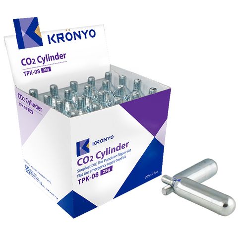 Co2 CARTRIDGE 25g Threaded, Box 20