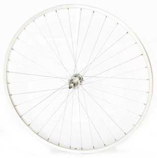 WHEEL Rear, Screw-on, 27 x 1 1/4  - ALLOY SILVER RIM, STEEL SILVER HUB QLD