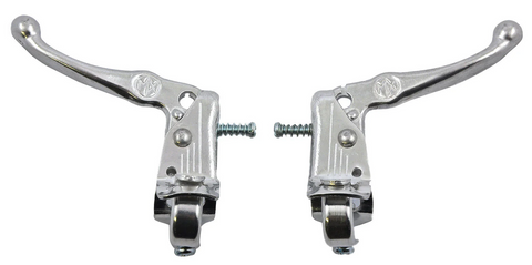 BRAKE LEVER -  Brake Lever, Alloy, For BMX or Ladies Bikes, SILVER (Sold In Pairs)