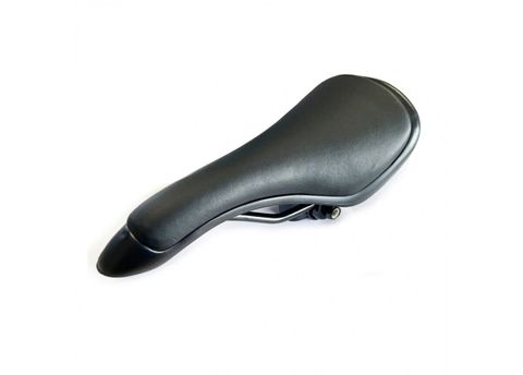 A NEW ITEM - SADDLE  BMX, No logo, 120mm x 265mm, Vinyl Top, BLACK,  Quality Velo manufactured product