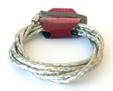 BRAKE CABLE - Universal, Holographic 2 Piece OUTER, Galvanized INNER, SILVER