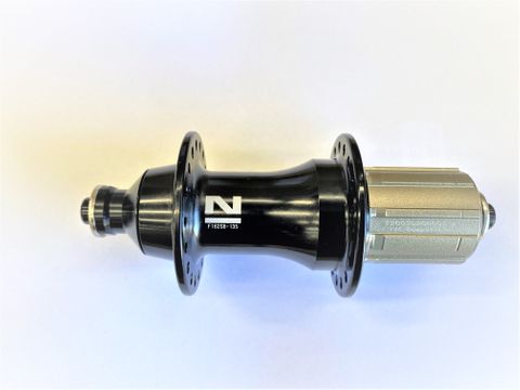 Hub, Novatec 8/11 Speed Q/R Black 36H HYBRID (135mm OLD)  (A2 body) with 8/9/10 spacer included