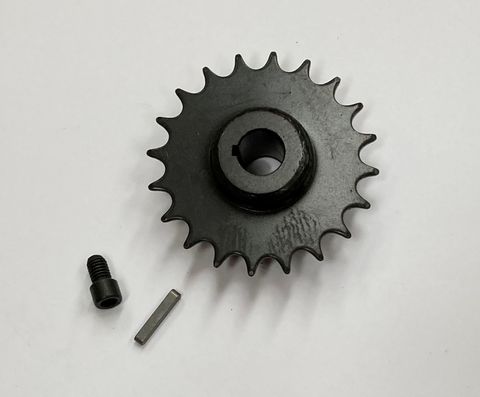 Sprocket rear axle for 17mm, 20T SPROCKET WITH COMPONENTS. For INDUSTRIAL Trike only