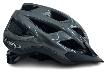 NEW ITEM  -  HELMET Chaser, Medium/Large (58-62cm)  Glossy GREY, Australian Standards Approved