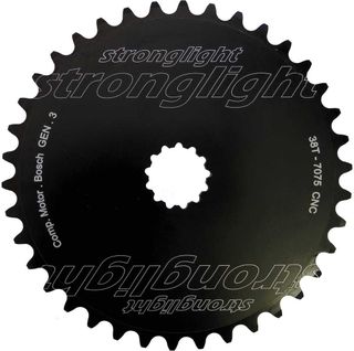 E-BIKE Chainring, COMP. BOSCH - Direct Mount 3rd GENERATION - 7075-T6, BLACK, 38T, a Quality STRONGLIGHT product, - 262580