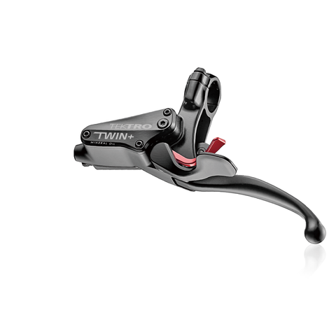 A NEW ITEM - Brake lever, Auriga Twin+, LEFT HAND, for hydraulic disc brake HD-T745 with parking brake and cut off switch compatible! Quality Tektro product