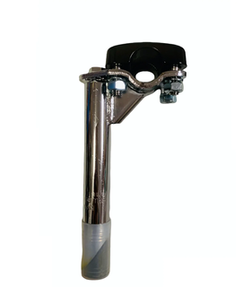 H/Stem  BLACK, Ext 40mm, Quill Diam 25.4 mm,22.2 Bar Bore, solid bolt