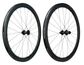 `A NEW ITEM - Wheelset CARBON 700c Novatec R4 Disc Centerlock (21mm inner width, 40mm deep rims). Tubeless Ready R: 142 x 12mm Thru. F: 100 x 12mm Thru