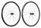 `A NEW ITEM - Wheelset CARBON 700c Novatec G24 Pro Gravel Centerlock (30mm wide 24mm inner width rims). DRS Shimano HG driver R: 142 x 12mm Thru. F: 100 x 12mm Thru