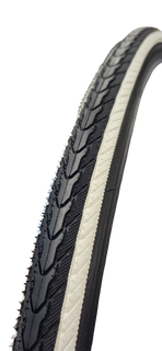 A NEW ITEM - TYRE  700 x 32C COMMUTER Tread, (32-622)  Black/white tyre