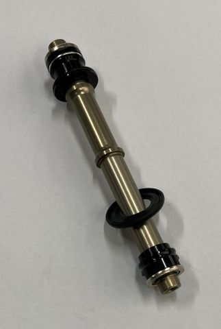 Novatec Axle Set F172SB/F372SB  to suit A tybe road hub Anodized Black, W/Right and left end caps w/seals w/ 7075 alloy axle for 10 x 140 x 130mm