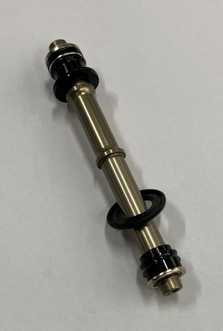 Novatec Axle Set F172SB/F372SB  to suit A type road hub Anodized Black, W/Right and left end caps w/seals w/ 7075 alloy axle for 10 x 140 x 130mm