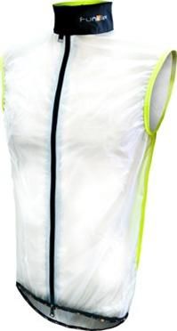 WIND VEST - FUNKIER PINARELLO Mens Pro Wind Vest, 100% Polyester, WHITE, SMALL