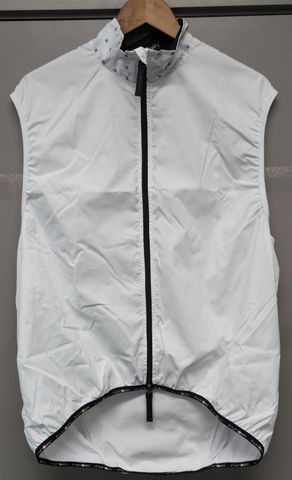 WIND VEST - FUNKIER PINARELLO Mens Pro Wind Vest, 100% Polyester, WHITE, SMALL