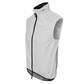 WIND VEST - FUNKIER PINARELLO Mens Pro Wind Vest, 100% Polyester, WHITE, SMALL