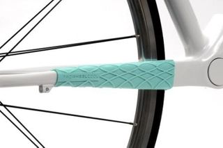 CHAIN STAY PROTECTOR - Wrapper, Oversize, Two Wheel Cool, CELESTE   (special pricing, we are making room to expand our ranges)