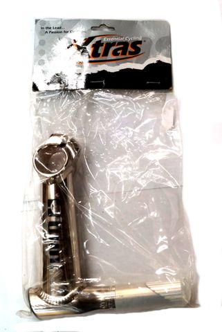 Quill Stem -- UNO - 130mm Ext, 0 Degree, 22.2mm Dia, 25.4mm BB, SILVER