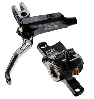 Disc Brake Set, CLARKS RACE SERIES, Hydraulic, 2 PISTON, FRONT & REAR, Post & IS mount, 160mm & 160mm rotors, 5mm hoses & all fittings