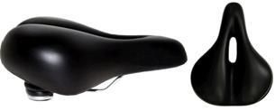 Saddle, Velo Voam Cloud O, w/Memory foam and elastomer, 746g, 274 x 211mm, very relaxed riding