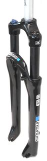 FORK  29ER, Threadless,  Suntour Disc X-1   32mm RLR lock out 29er 100MM coil sprung, Q\R BLK  1 1/8 straight steerer