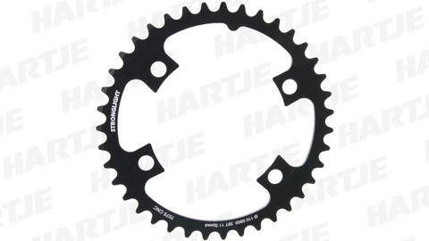CHAINRING - ROAD "STRONGLIGHT", 39T, 7075 CNC Black  Shimano 5800 - 110mm BCD, 4B Hole for 11 Spd