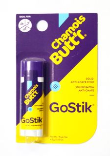 Chamois Butt'r GoStik 0.15oz/4.2g  Anti Chafe Stick (Blister/Card) Solid spot lubricant made to prevent uncomfortable chafing and skin irritation outside of the chamois area.