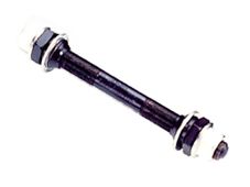 AXLE - Front BMX, 3/8" x 26T x 140mm, with Cone & Nut