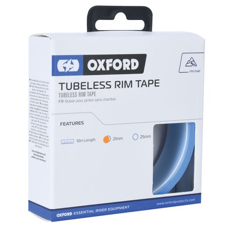 TUBELESS TAPE - Tubeless Rim Tape 21mm x 10M - Oxford Product