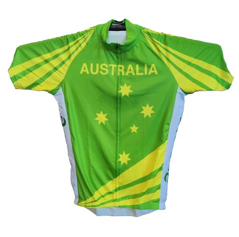 Jersey, TOURIST, short sleeve, full zip, Australia design, MEDIUM