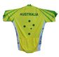 Jersey, TOURIST, short sleeve, full zip, Australia design, MEDIUM