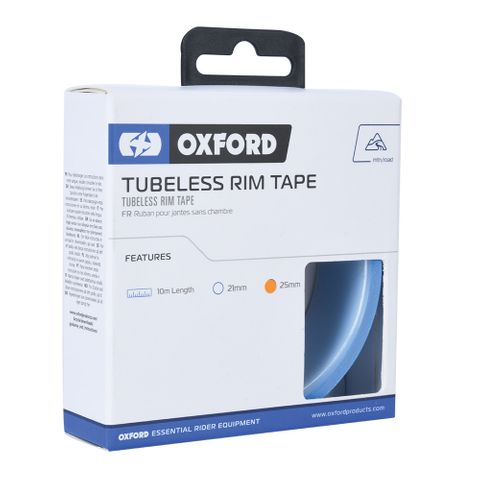 TUBELESS TAPE - Tubeless Rim Tape 25mm x 10M - Oxford Product