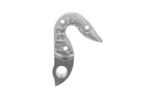 META CNC DERAILLEUR HANGER  - Model 132, Material 6061 T651 Aviation Aluminium, CNC Machined, Silver, MERIDA Carbon