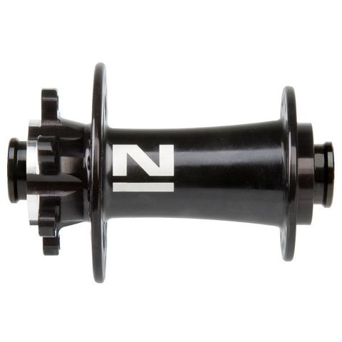 Hub, Front. 6 Bolt DISC Black 2 Sealed Bearings, 32H, 15mm Through, 100mm OLD,Hub,W/Novatec Logo, W/O Axle, Weight: 155g