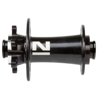 Hub, Front. 6 Bolt DISC Black 2 Sealed Bearings, 32H, 15mm Through, 100mm OLD,Hub,W/Novatec Logo, W/O Axle, Weight: 155g