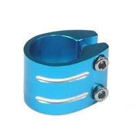 Clamp 31.8mm anod blue, alloy