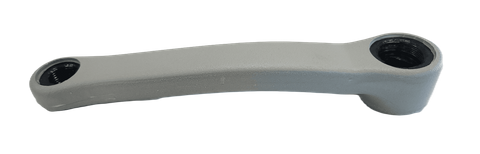 170mm - Left Diamond Taper Crank Arm - 20mm Offset, Steel With Gray Plastic Cover