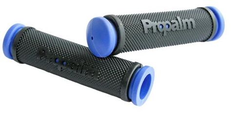 GRIPS PROPALM MTB BLK/BLUE, closed ends