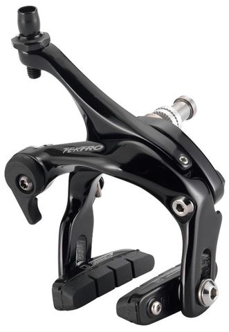 Tektro Caliper Brakes, R526, 39-51mm Drop,  BLACK w/ P420 cartridge pads. (Front and Rear) Quality TEKTRO product